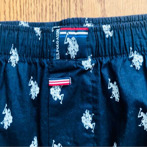 U.S. Polo Association Loungewear Logo Print Navy Blue Pants Men’s Size M - Picture 6 of 11